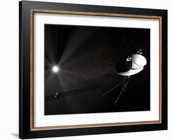 Voyager 1 Leaving the Solar System-null-Framed Photographic Print