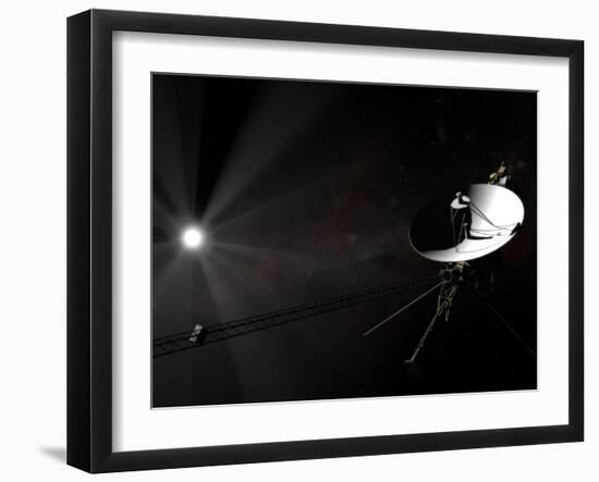 Voyager 1 Leaving the Solar System-null-Framed Photographic Print