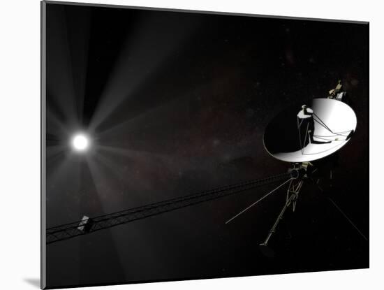 Voyager 1 Leaving the Solar System-null-Mounted Photographic Print