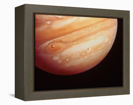 Voyager 1 Photo of Jupiter-null-Framed Premier Image Canvas