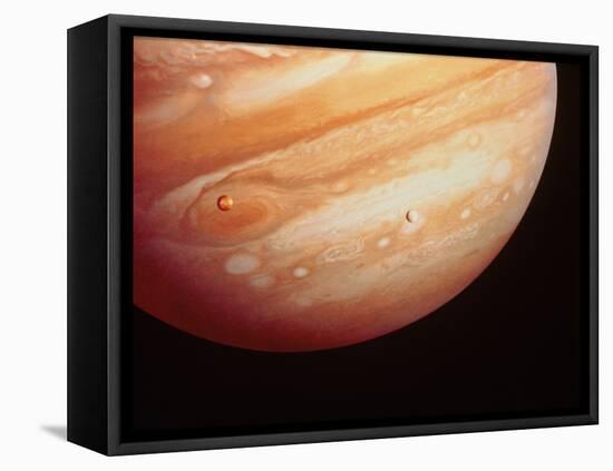 Voyager 1 Photo of Jupiter-null-Framed Premier Image Canvas