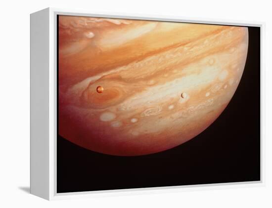 Voyager 1 Photo of Jupiter-null-Framed Premier Image Canvas