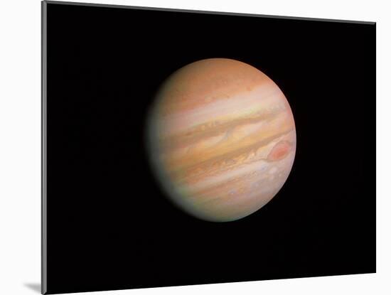 Voyager 1 Photo of Jupiter-null-Mounted Photographic Print
