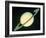 Voyager 1 Photo of Saturn & Its Rings-null-Framed Photographic Print