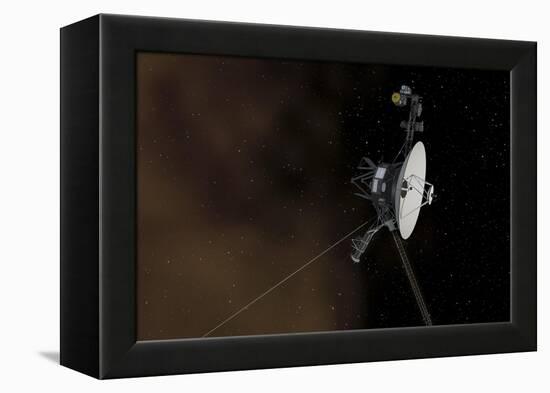 Voyager 1 Spacecraft Entering Interstellar Space-null-Framed Stretched Canvas