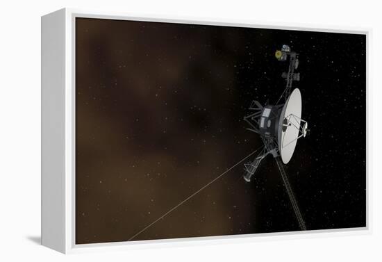 Voyager 1 Spacecraft Entering Interstellar Space-null-Framed Stretched Canvas