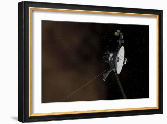 Voyager 1 Spacecraft Entering Interstellar Space-null-Framed Premium Giclee Print