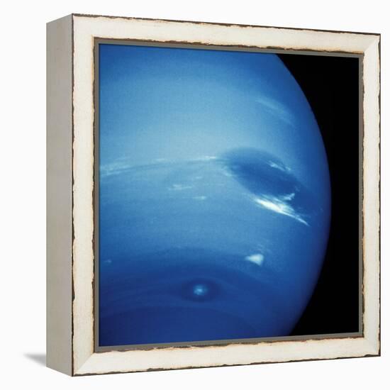 Voyager 2 Image of Neptune-null-Framed Premier Image Canvas