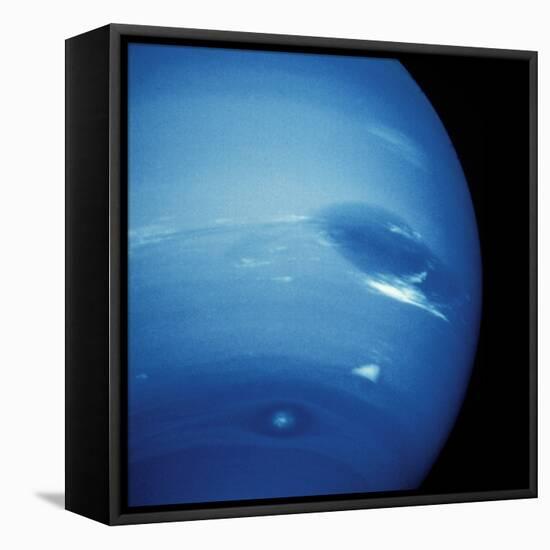Voyager 2 Image of Neptune-null-Framed Premier Image Canvas
