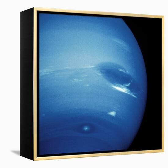 Voyager 2 Image of Neptune-null-Framed Premier Image Canvas