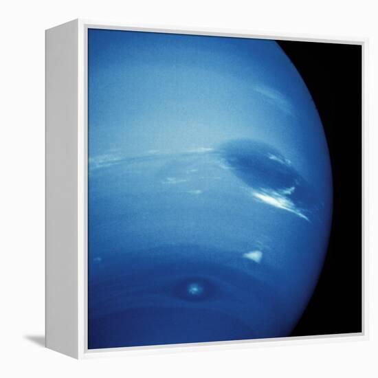 Voyager 2 Image of Neptune-null-Framed Premier Image Canvas