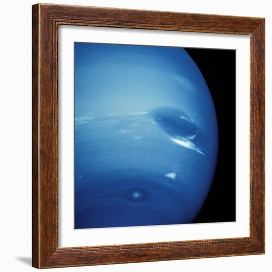 Voyager 2 Image of Neptune-null-Framed Premium Photographic Print