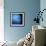 Voyager 2 Image of Neptune-null-Framed Premium Photographic Print displayed on a wall