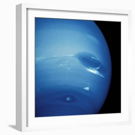 Voyager 2 Image of Neptune-null-Framed Premium Photographic Print