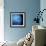 Voyager 2 Image of Neptune-null-Framed Premium Photographic Print displayed on a wall