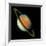 Voyager 2 Image of Saturn & Its Rings-null-Framed Photographic Print