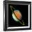 Voyager 2 Image of Saturn & Its Rings-null-Framed Photographic Print