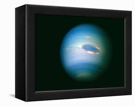 Voyager 2 Image of the Planet Neptune-null-Framed Premier Image Canvas