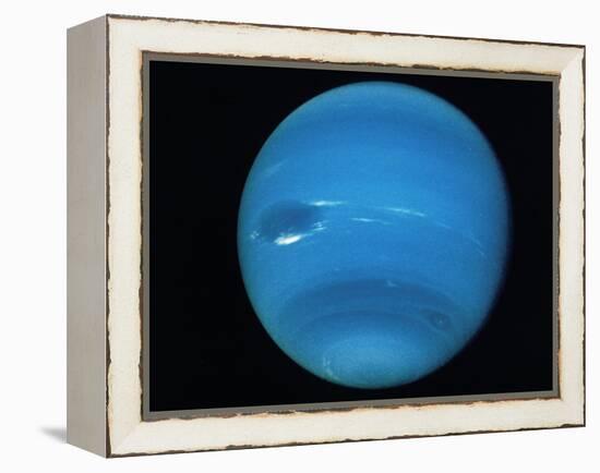 Voyager 2 Image of the Planet Neptune-null-Framed Premier Image Canvas