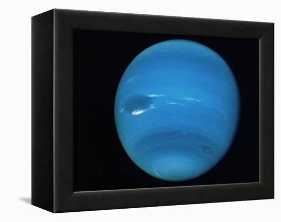 Voyager 2 Image of the Planet Neptune-null-Framed Premier Image Canvas