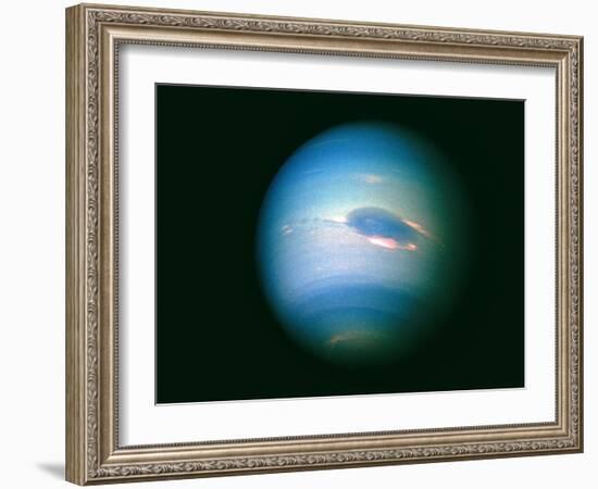 Voyager 2 Image of the Planet Neptune-null-Framed Photographic Print