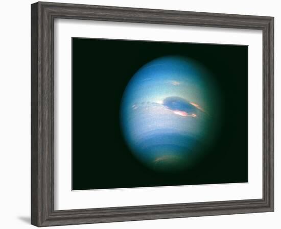 Voyager 2 Image of the Planet Neptune-null-Framed Photographic Print