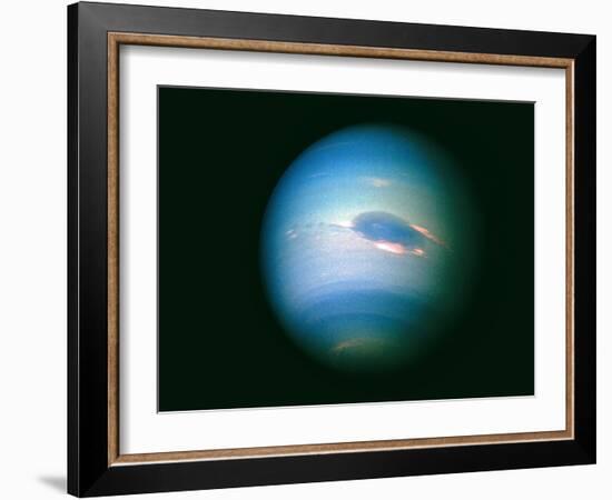 Voyager 2 Image of the Planet Neptune--Framed Photographic Print