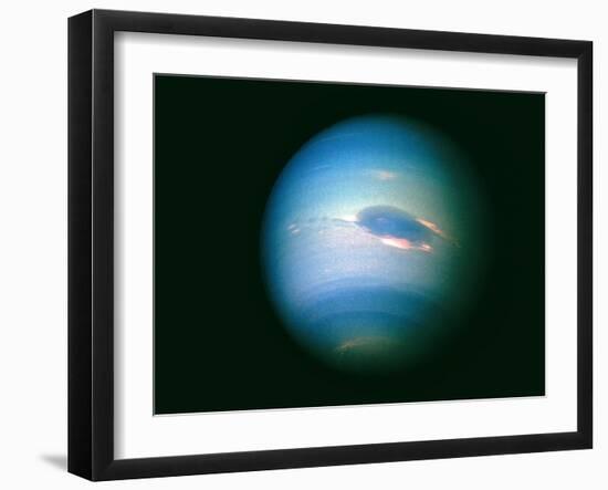 Voyager 2 Image of the Planet Neptune-null-Framed Photographic Print