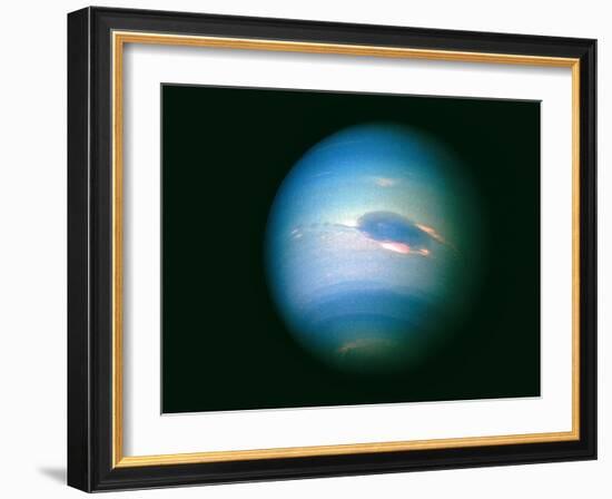 Voyager 2 Image of the Planet Neptune-null-Framed Photographic Print