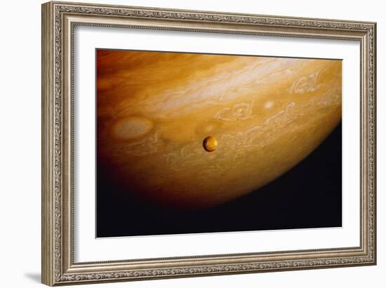 Voyager 2 Photo of Jupiter's Southern Hemisphere-null-Framed Photographic Print