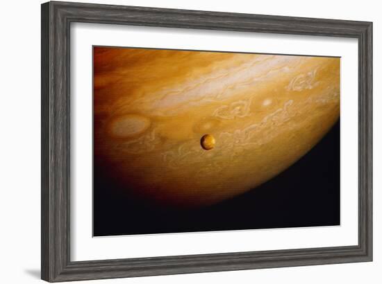 Voyager 2 Photo of Jupiter's Southern Hemisphere-null-Framed Photographic Print