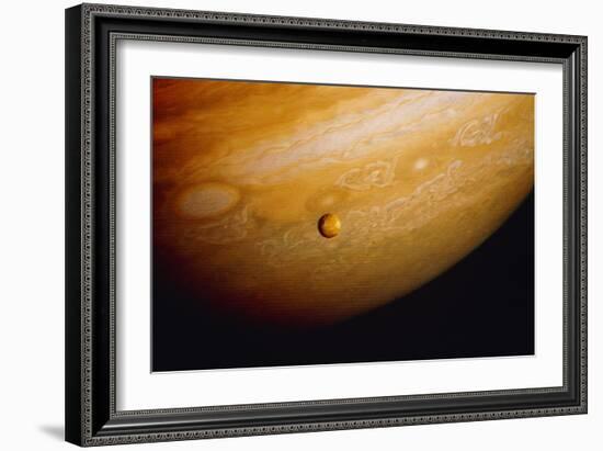 Voyager 2 Photo of Jupiter's Southern Hemisphere-null-Framed Photographic Print