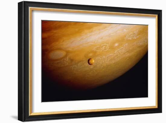 Voyager 2 Photo of Jupiter's Southern Hemisphere-null-Framed Photographic Print