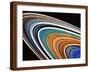 Voyager 2 Photograph of Saturn's Rings-null-Framed Photographic Print
