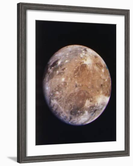 Voyager I Photo of Ganymede, Jupiter's Third Moon-null-Framed Photographic Print