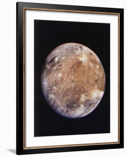 Voyager I Photo of Ganymede, Jupiter's Third Moon-null-Framed Photographic Print