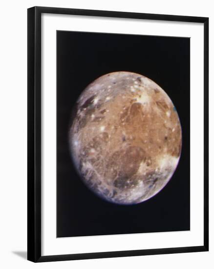 Voyager I Photo of Ganymede, Jupiter's Third Moon-null-Framed Photographic Print