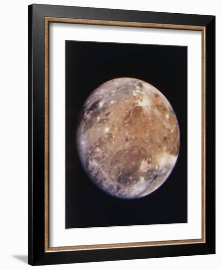 Voyager I Photo of Ganymede, Jupiter's Third Moon-null-Framed Photographic Print