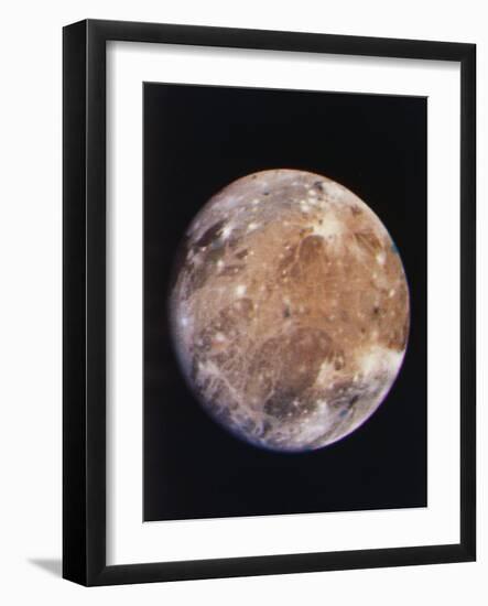 Voyager I Photo of Ganymede, Jupiter's Third Moon-null-Framed Photographic Print