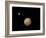 Voyager Spacecraft Near Jupiter and its Unrecognized Ring-null-Framed Art Print