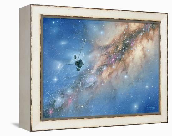 Voyager Spacecraft-Chris Butler-Framed Premier Image Canvas