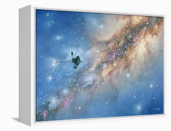 Voyager Spacecraft-Chris Butler-Framed Premier Image Canvas