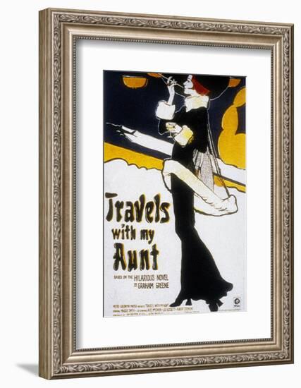 Voyages Avec Ma Tante Travels with My Aunt De George Cukor Avec Maggie Smith, 1972-null-Framed Photo