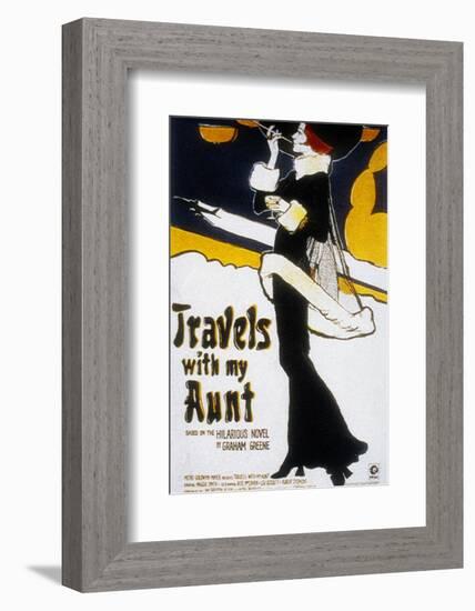 Voyages Avec Ma Tante Travels with My Aunt De George Cukor Avec Maggie Smith, 1972-null-Framed Photo