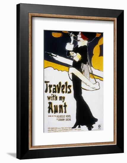 Voyages Avec Ma Tante Travels with My Aunt De George Cukor Avec Maggie Smith, 1972-null-Framed Photo