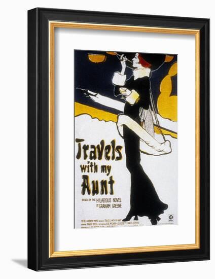 Voyages Avec Ma Tante Travels with My Aunt De George Cukor Avec Maggie Smith, 1972-null-Framed Photo