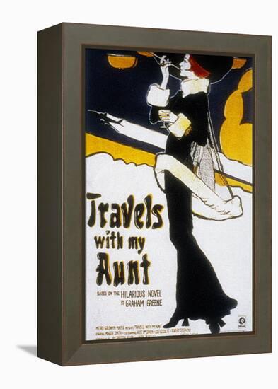 Voyages Avec Ma Tante Travels with My Aunt De George Cukor Avec Maggie Smith, 1972-null-Framed Stretched Canvas