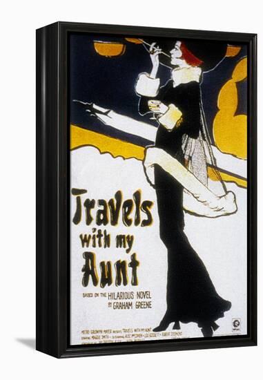 Voyages Avec Ma Tante Travels with My Aunt De George Cukor Avec Maggie Smith, 1972-null-Framed Stretched Canvas