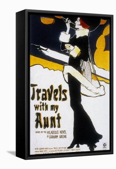 Voyages Avec Ma Tante Travels with My Aunt De George Cukor Avec Maggie Smith, 1972-null-Framed Stretched Canvas