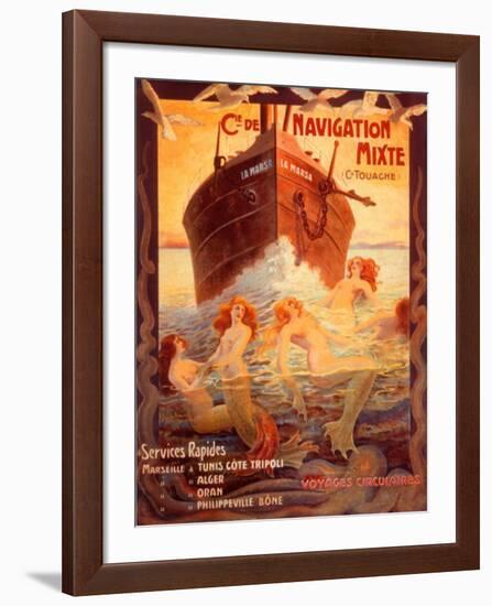 Voyages Circulaires-null-Framed Art Print